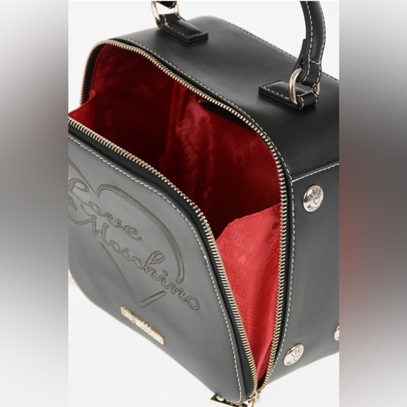 Love Moschino Faux Leather Embroidered Crossbody/Shoulder Bag *Minor Flaws* - Picture 5 of 16